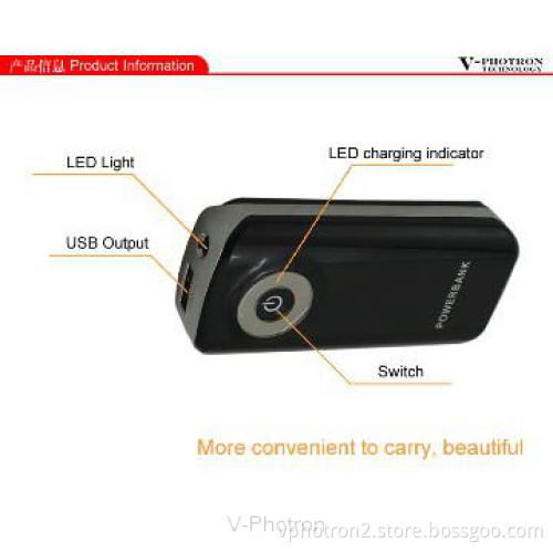 USB moblie power bank 5200mAh